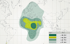 Yahsat 1A C-band hemisphere